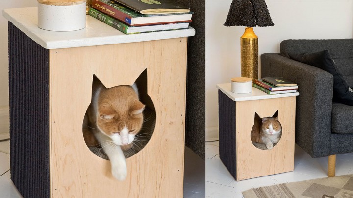 DIY macskaház: készítsd el ezt a cuki kisbútort alkotónk leírásának segítségével!