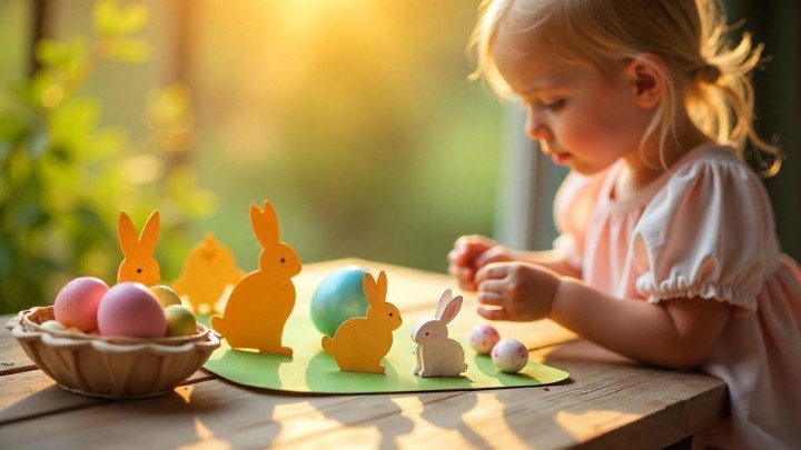 Húsvéti DIY dekorációk papírból: könnyen, akár a gyerekekkel együtt is elkészíthetők!