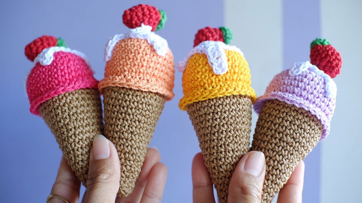 Zseniális ötletek: Fagyi ihlette szuper kreatív amigurumi figurákat mutatunk!