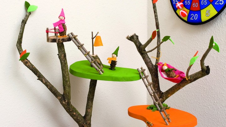 A klasszikus babaház erdei változata: kreatív játék a gyerekeknek őszi napokra!