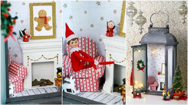 A Télapó otthona bájos karácsonyi lámpásba zárva: alkotónk mutatja, hogyan készítheted el!