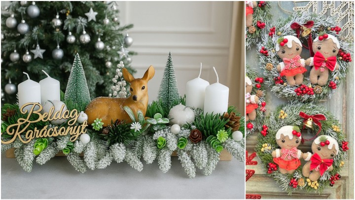 A legszebb karácsonyi koszorúk a Praktika magazin 77 ezer fős kézműves csoportjából – 1. rész