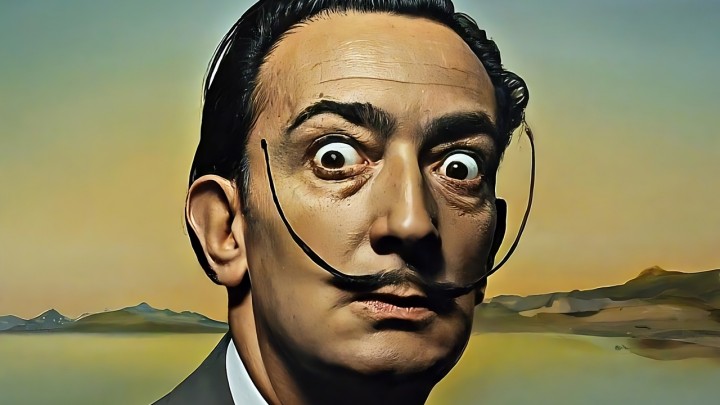 Salvador Dalí bajusza ismertebb műalkotás, mint sok festőművész teljes életműve