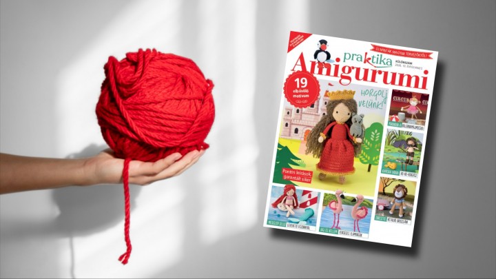 Szuper hír mára: május 5-étől kapható a Praktika magazin legújabb Amigurumi különszáma